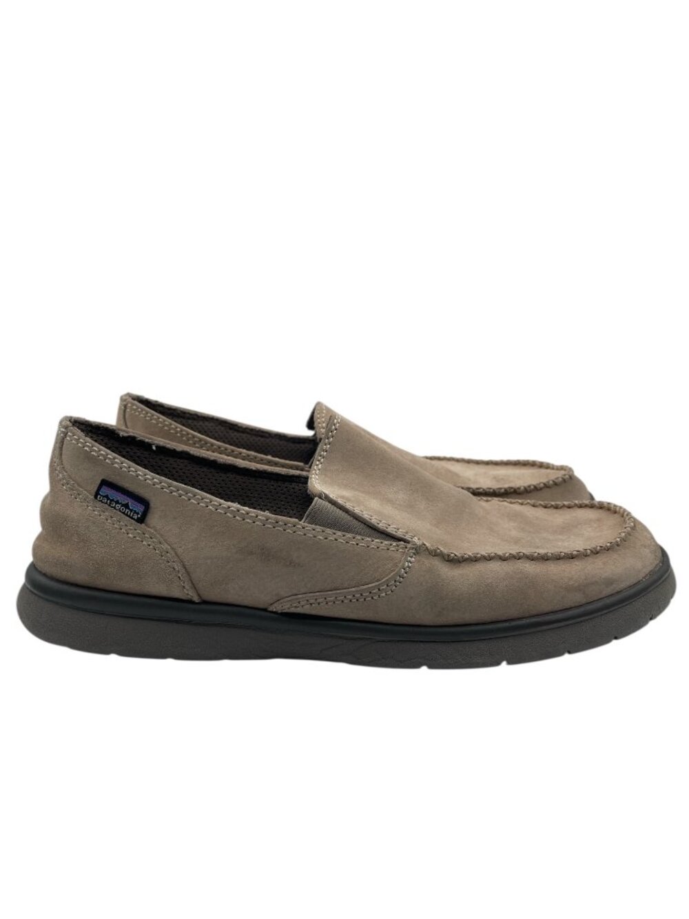 Patagonia Shoes Grey Boulder Suede Slip On Loafers Men’s Size 11.5